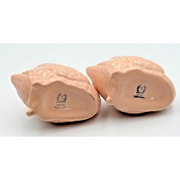 2 Lenox Pink Porcelain Swan Trinket Ring Dish 4.5" x 3" Vintage 1970's Set MCM - Picture 8 of 11